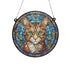 Cat Bengal Stained Glass Effect Suncatcher